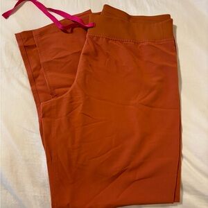 Figs Livingston pants size large, terracotta, regular length